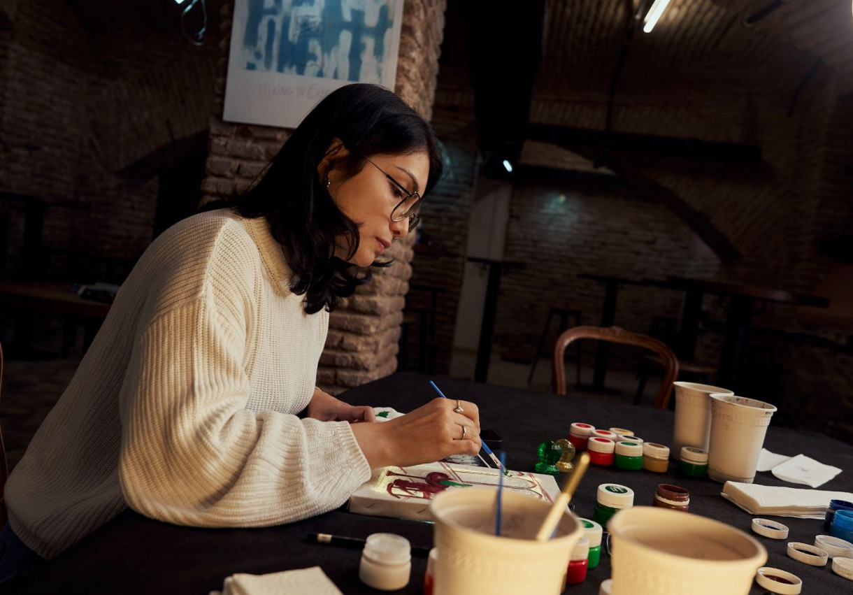 მანათობელი ნახატის მასტერკლასი - 1860