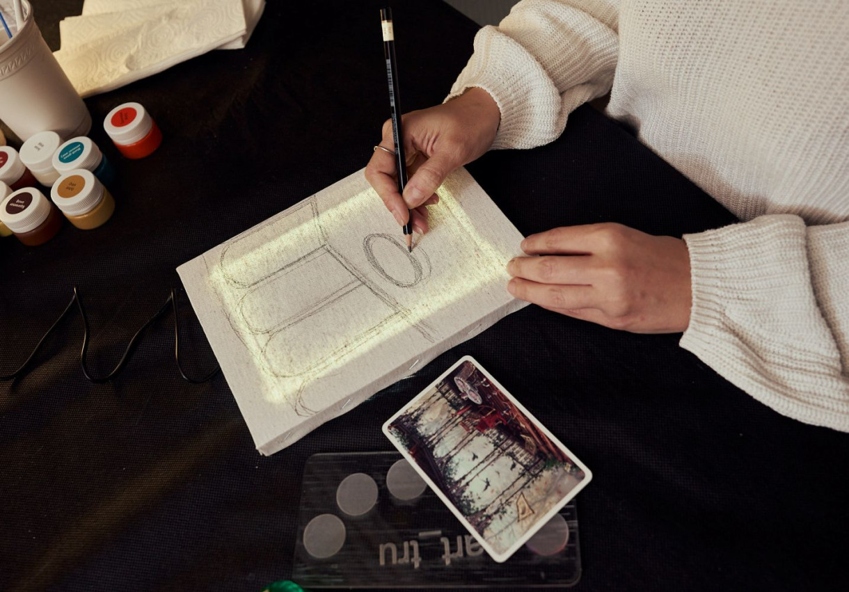 მანათობელი ნახატის მასტერკლასი - 1863