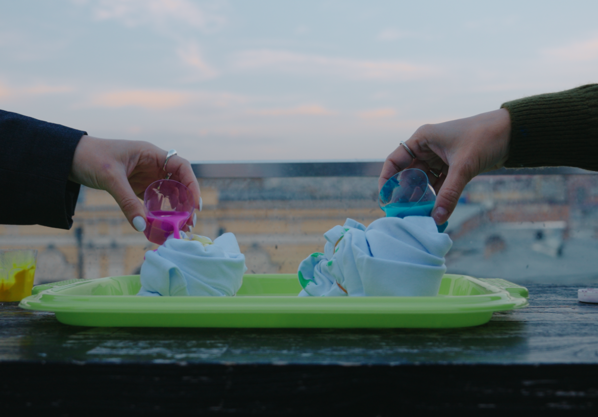 Мастер-класс по тай-дай росписи футболок - 1775