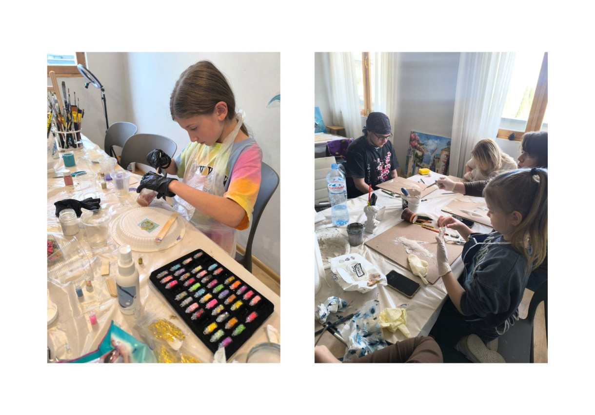 საბავშვო მასტერკლასი „ეპოქსიდის სამკაულები და ფიგურები“