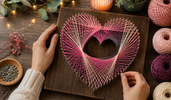 String Art-ის (სიმებიანი ხელოვნება) მასტერკლასი