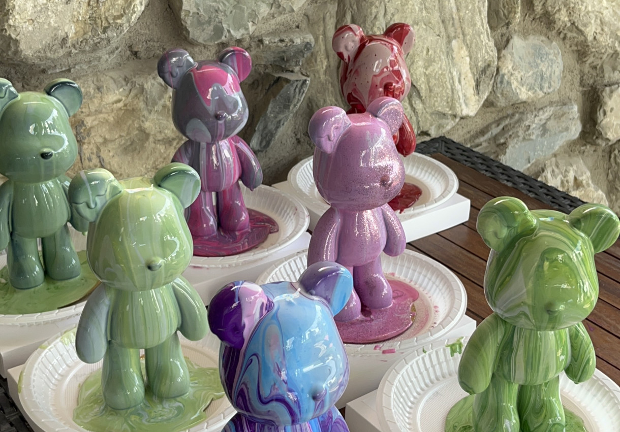 Fluid Art Workshop on Pop Art Figures - 2170