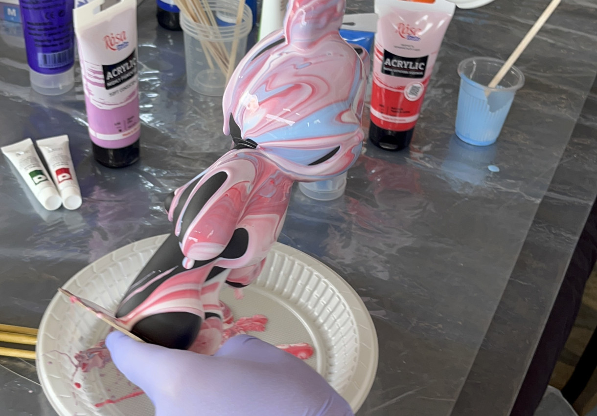Fluid Art Workshop on Pop Art Figures