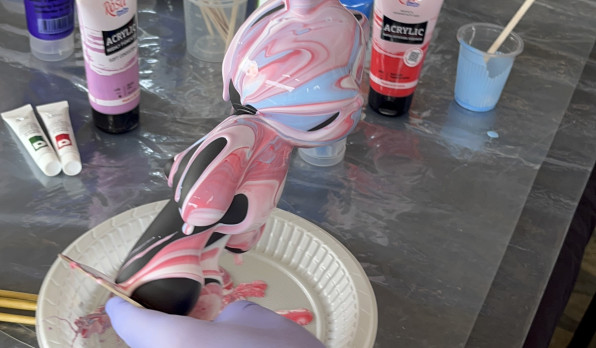 Fluid Art Workshop on Pop Art Figures